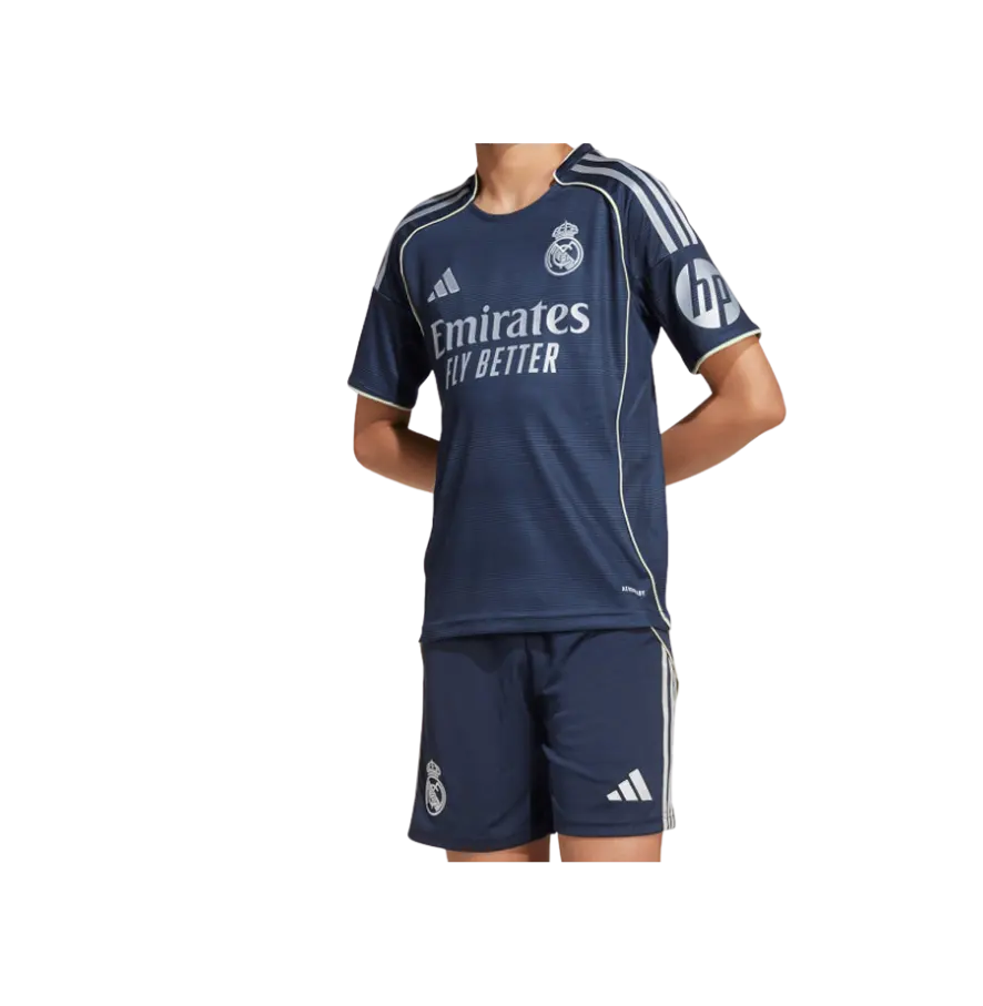 CONJUNTO SEGUNDA EQUIPACIÓN REAL MADRID 25/26 NIÑO