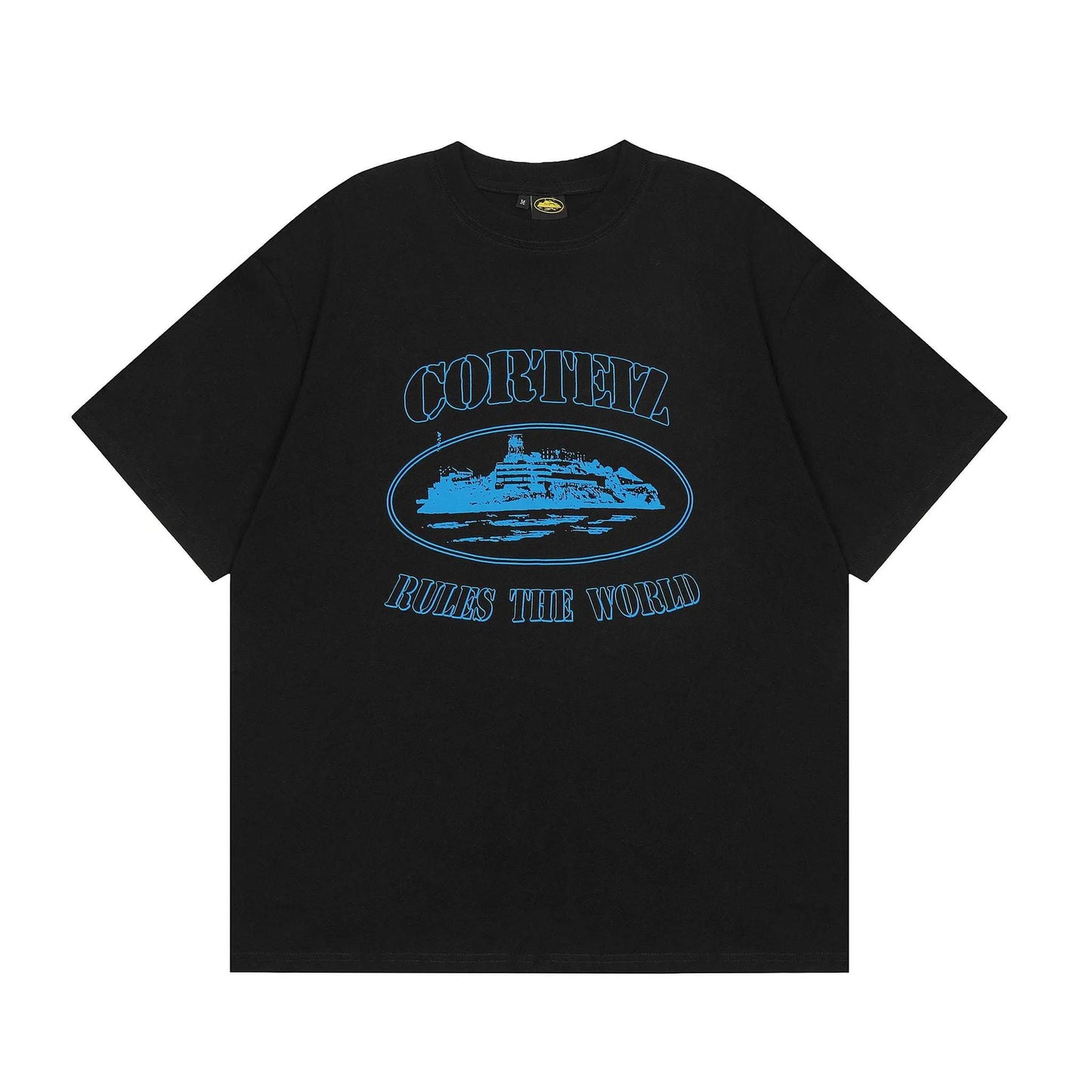 ALCATRAZ BLACK BLUE T-SHIRT