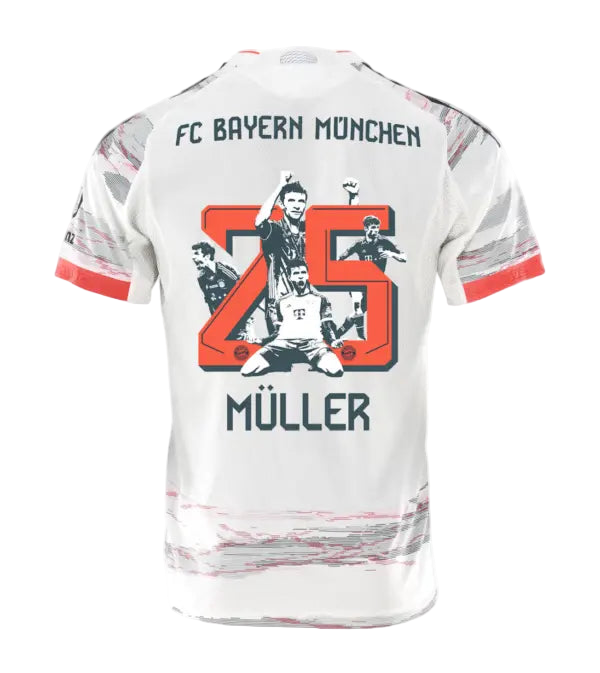 CAMISETA BAYERN MÚNICH 25/26 2ª EQUIPACIÓN EDICIÓN HOMENAJE MÜLLER