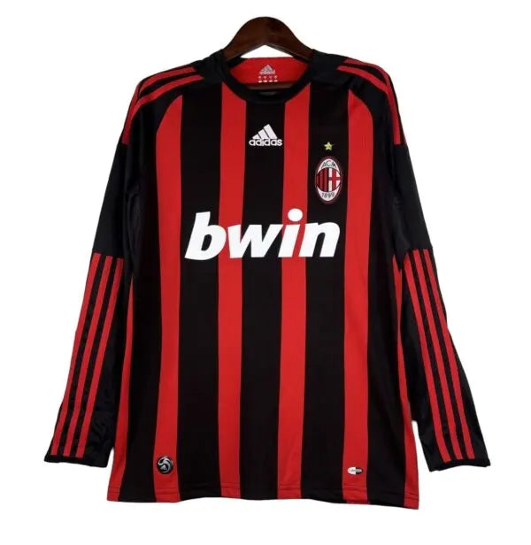 CAMISETA RETRO AC MILAN 08/09 1ª EQUIPACIÓN MANGA LARGA