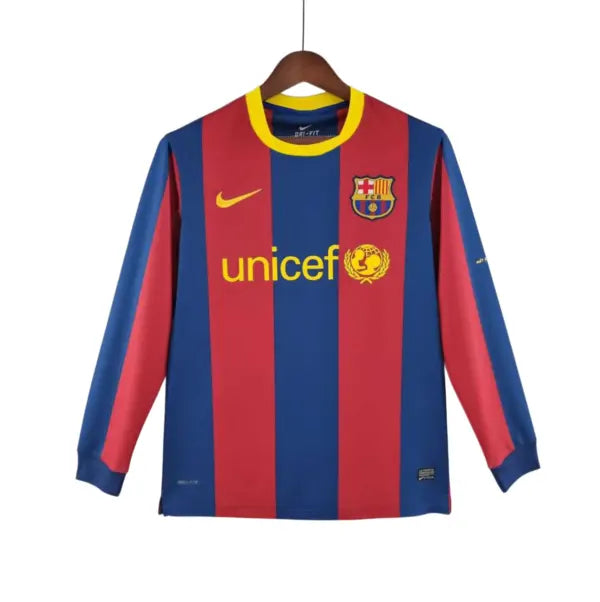 CAMISETA RETRO FC BARCELONA 10/11 1ª EQUIPACIÓN MANGA LARGA