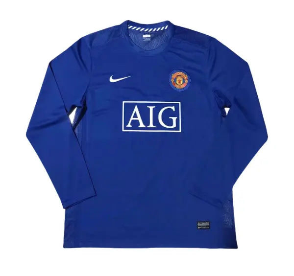 CAMISETA RETRO MANCHESTER UNITED 08/09 2ª EQUIPACIÓN MANGA LARGA