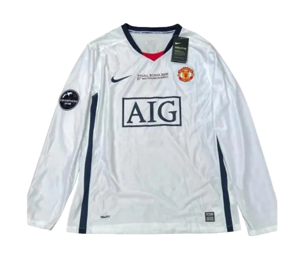 CAMISETA RETRO MANCHESTER UNITED 08/09 MANGA LARGA – EDICIÓN FINAL CHAMPIONS LEAGUE