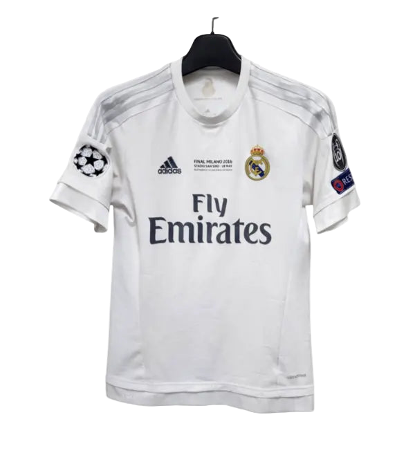 CAMISETA RETRO REAL MADRID 15/16 1ª EQUIPACIÓN – EDICIÓN FINAL CHAMPIONS LEAGUE