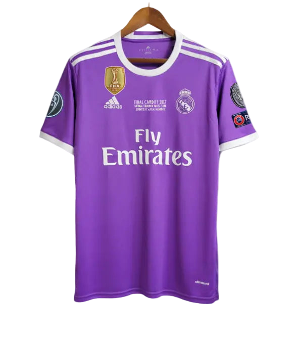 CAMISETA RETRO REAL MADRID 16/17 2ª EQUIPACIÓN – EDICIÓN FINAL CHAMPIONS LEAGUE