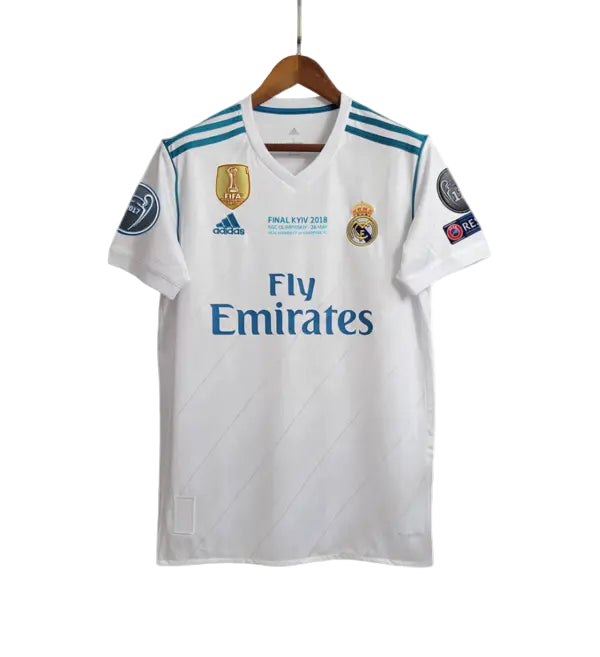 CAMISETA RETRO REAL MADRID 17/18 1ª EQUIPACIÓN – EDICIÓN FINAL CHAMPIONS LEAGUE