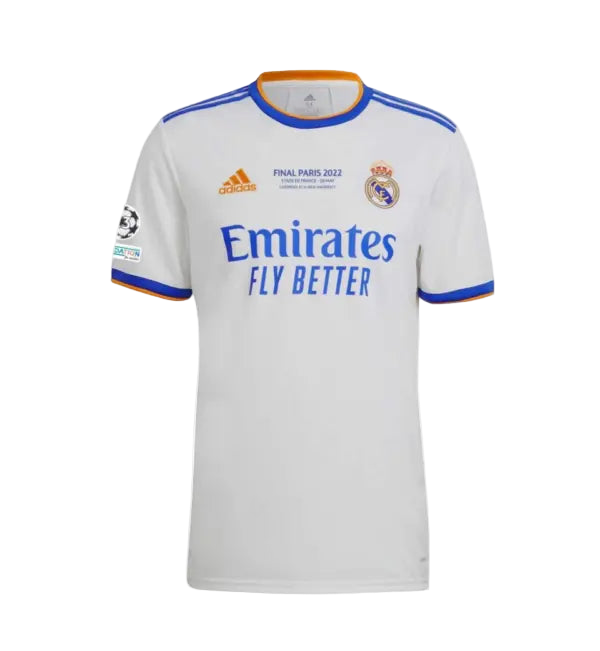 CAMISETA RETRO REAL MADRID 21/22 1ª EQUIPACIÓN – EDICIÓN FINAL CHAMPIONS LEAGUE