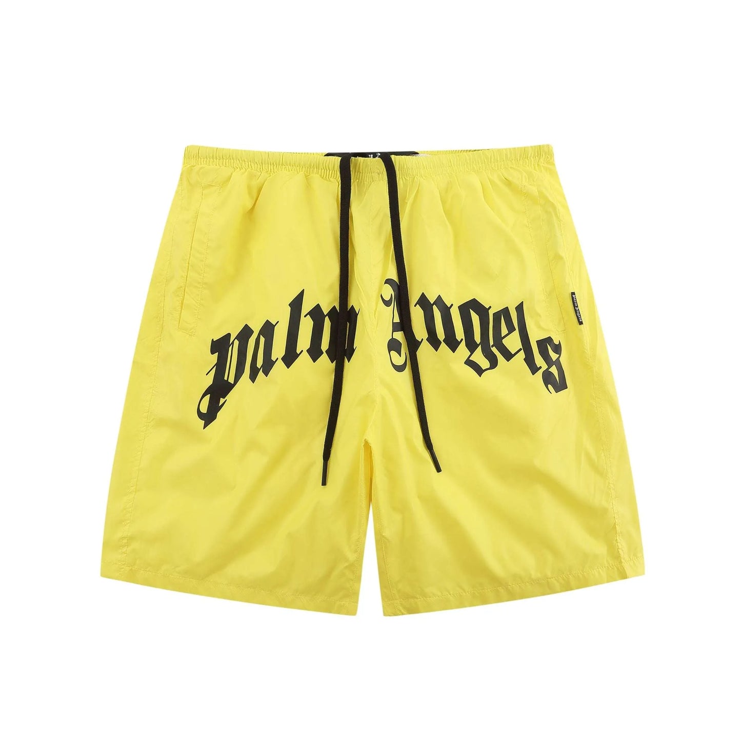PALM ANGELS YELLOW SWIM SHORTS