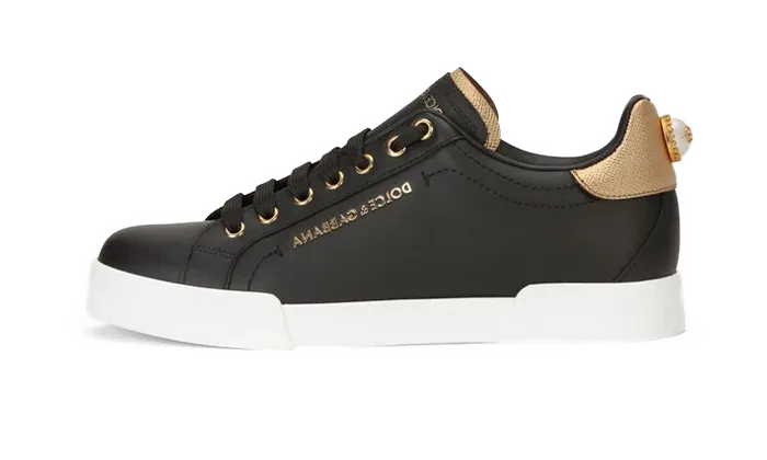 PORTOFINO SNEAKERS GOLD BLACK