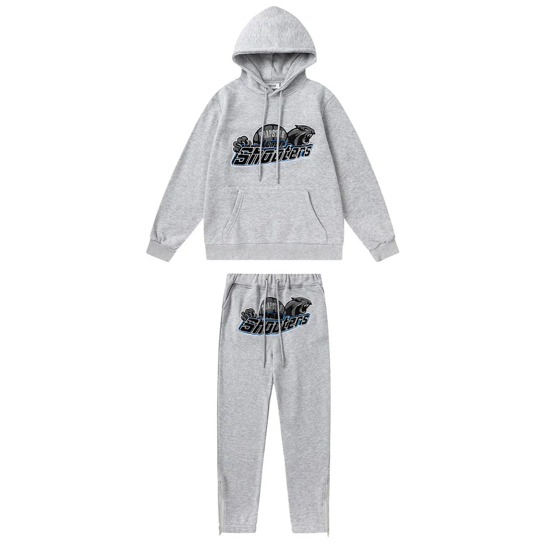 SHOOTERS 2.0 HOODED GREY BLUE TRACKSUIT