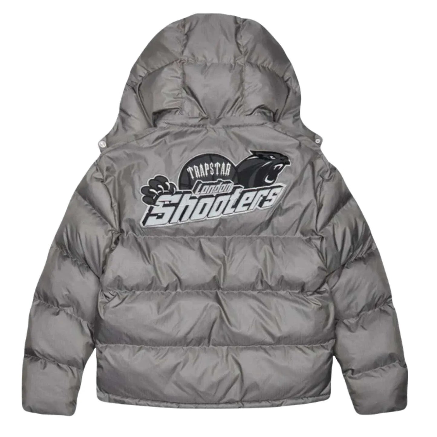 SHOOTERS HOODED GREY REFLECTIVE PUFFER