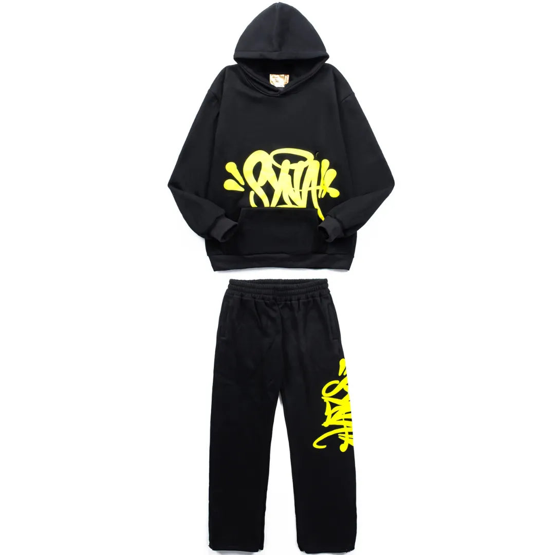 SYNA WORLD MONOGRAM BLACK TRACKSUIT