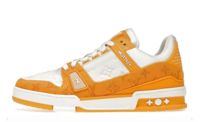 YELLOW MONOGRAM DENIM WHITE