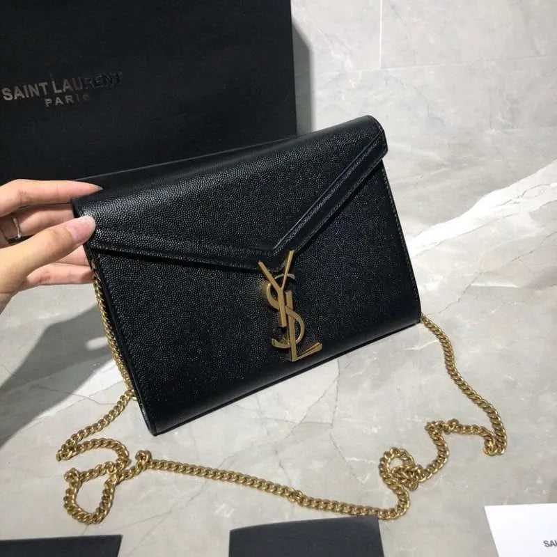 YVES SAINT LAURENT CASSANDRA CHAIN WALLET YSL013
