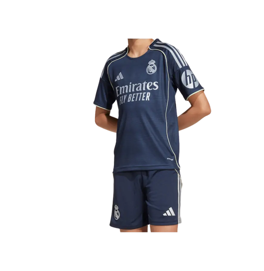 CONJUNTO SEGUNDA EQUIPACIÓN REAL MADRID 25/26 NIÑO