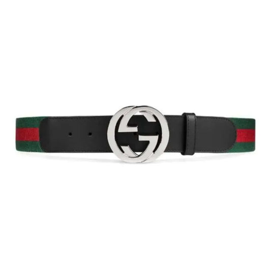 BELT GUCCI GG STRIPE BLACK GC010