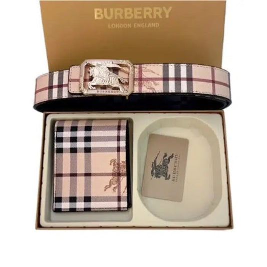 BELT + WALLET BURBERRY BY044