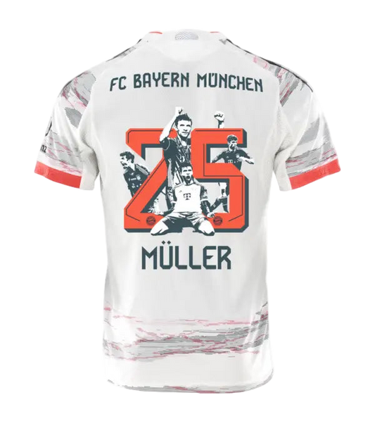 CAMISETA BAYERN MÚNICH 25/26 2ª EQUIPACIÓN EDICIÓN HOMENAJE MÜLLER
