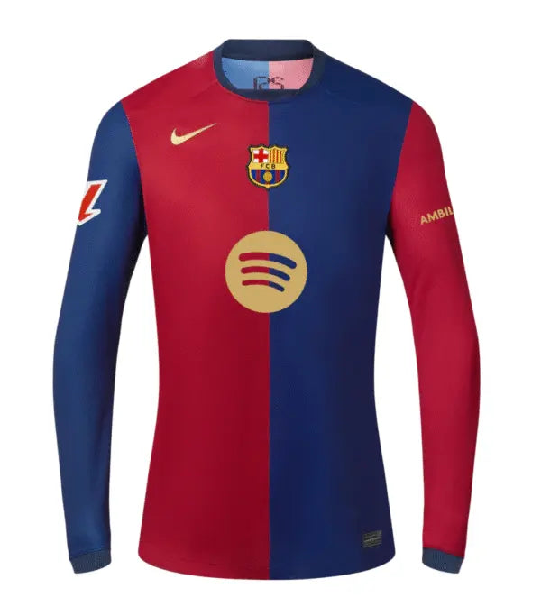 CAMISETA FC BARCELONA 24/25 2ª EQUIPACIÓN MANGA LARGA EDICIÓN PARTIDO