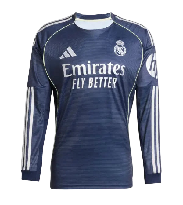 CAMISETA REAL MADRID 25/26 2ª EQUIPACIÓN MANGA LARGA