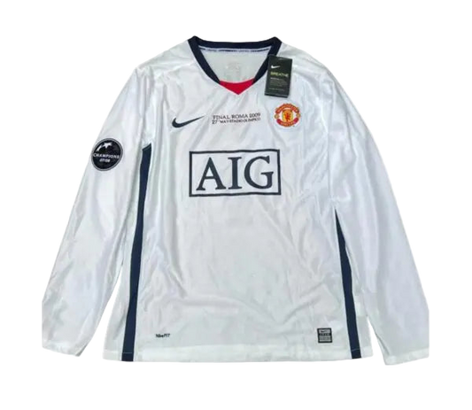 CAMISETA RETRO MANCHESTER UNITED 08/09 MANGA LARGA – EDICIÓN FINAL CHAMPIONS LEAGUE