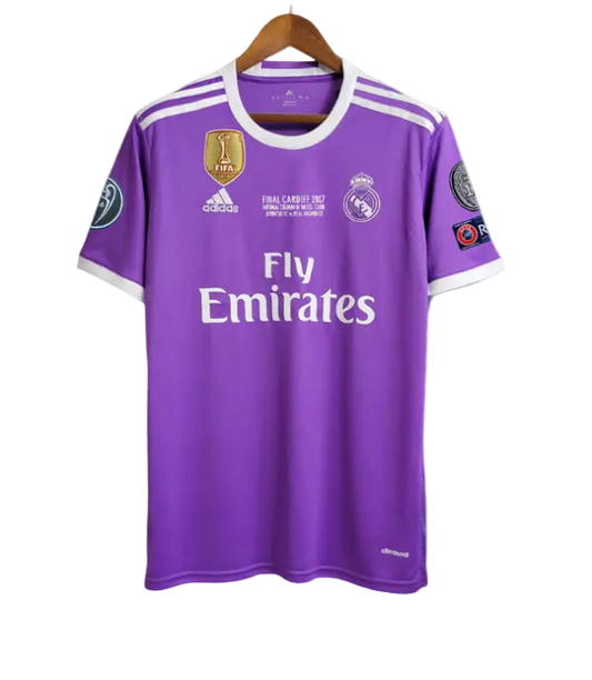 CAMISETA RETRO REAL MADRID 16/17 2ª EQUIPACIÓN – EDICIÓN FINAL CHAMPIONS LEAGUE