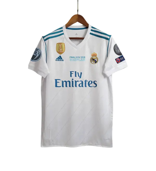 CAMISETA RETRO REAL MADRID 17/18 1ª EQUIPACIÓN – EDICIÓN FINAL CHAMPIONS LEAGUE