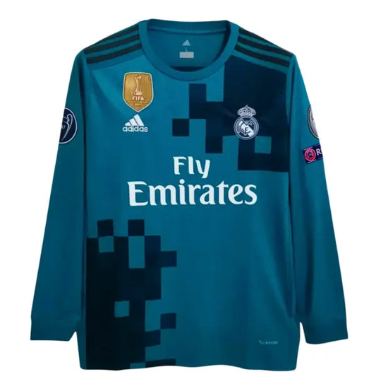 CAMISETA RETRO REAL MADRID 17/18 3ª EQUIPACIÓN MANGA LARGA