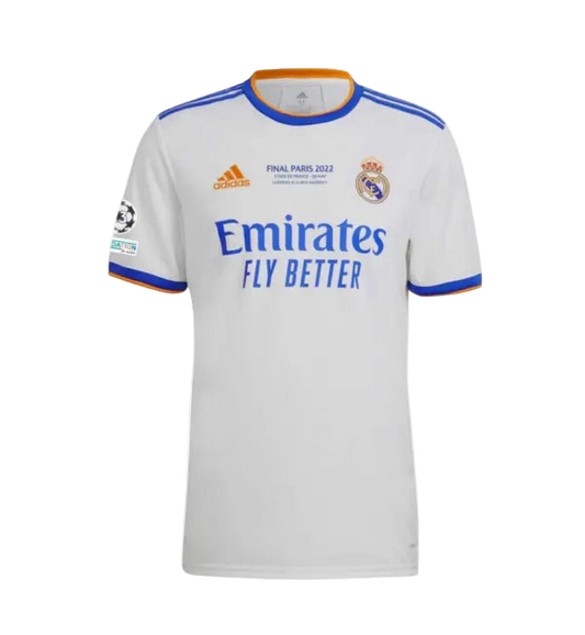 CAMISETA RETRO REAL MADRID 21/22 1ª EQUIPACIÓN – EDICIÓN FINAL CHAMPIONS LEAGUE