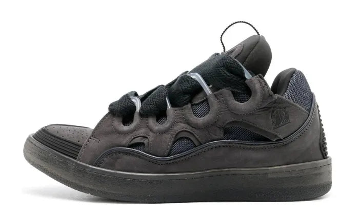 CURB LACE-UP SNEAKERS GREY