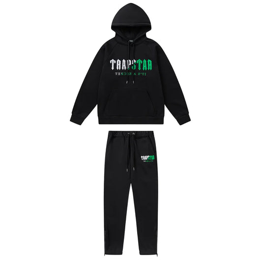 DECODED 2.0 HOODED BLACK GREEN TRACKSUIT