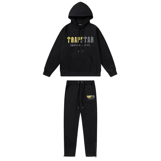 DECODED 2.0 HOODED BLACK YELLOW TRACKSUIT
