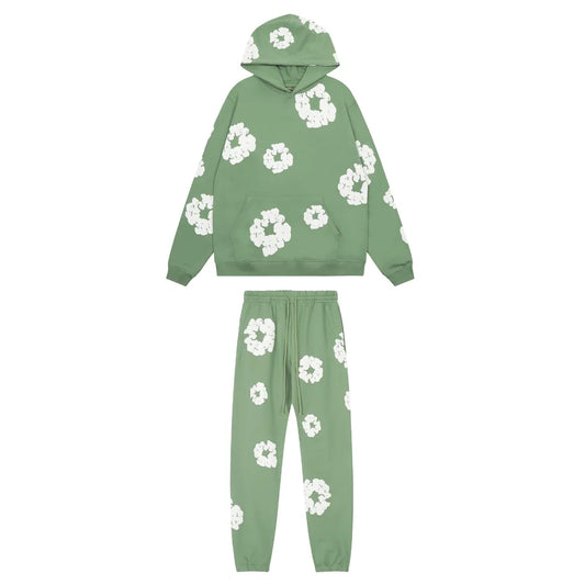 DENIM TRS GREEN TRACKSUIT