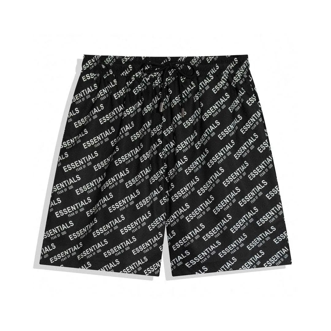 ESSENTIALS BLACK SHORTS