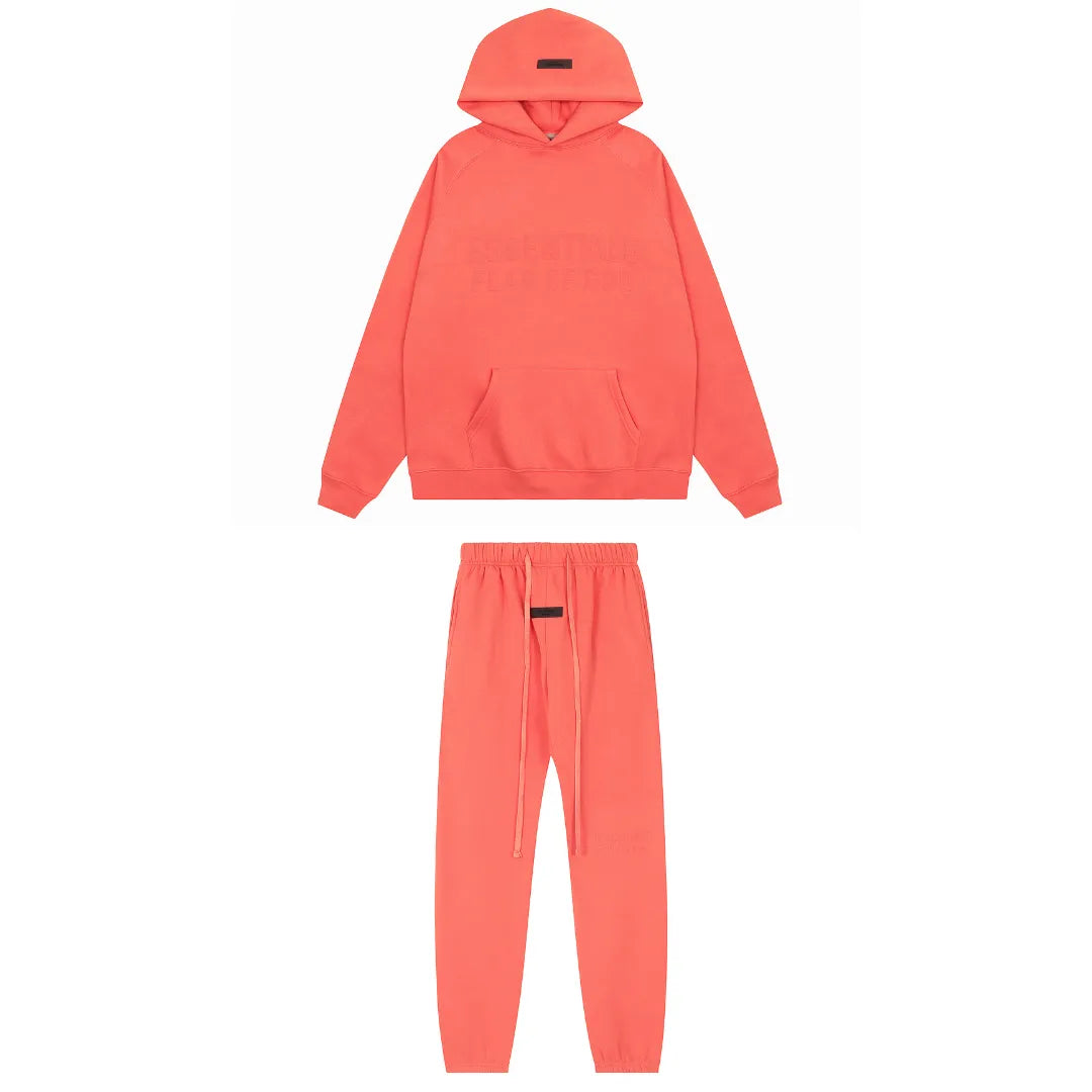 ESSENTIALS FEAR OF GOD ORANGE TRACKSUIT