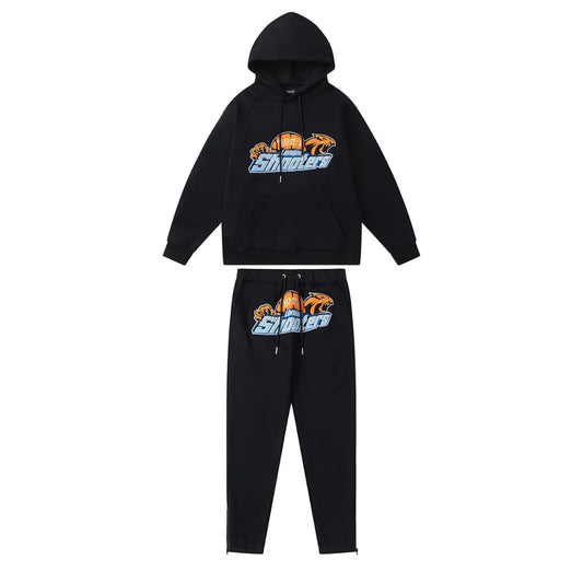 LONDON SHOOTERS BLACK ORANGE TRACKSUIT