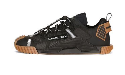 NS1 SNEAKERS IN MIXED MATERIALS BLACK