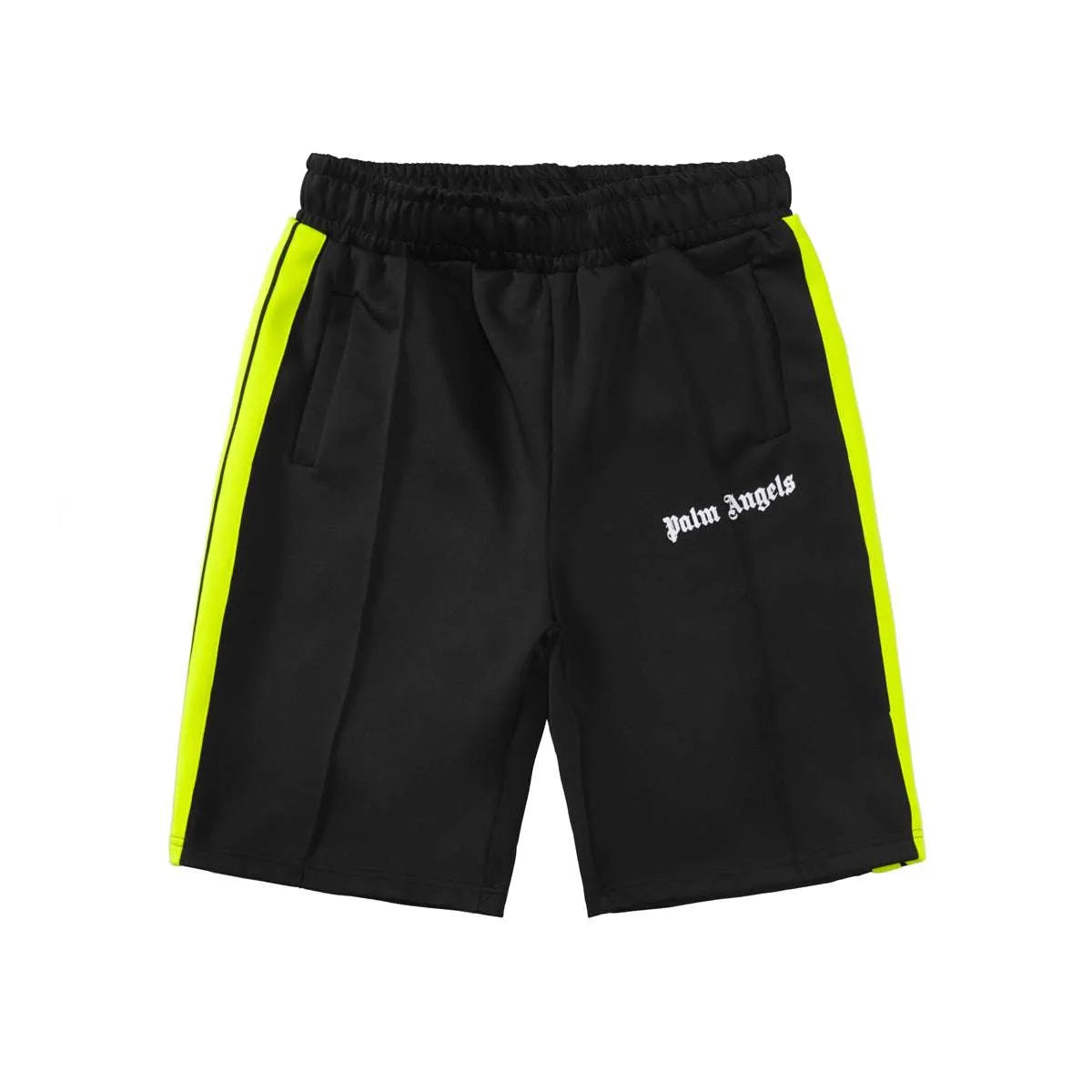 PALM ANGELS BLACK LIME PANTS