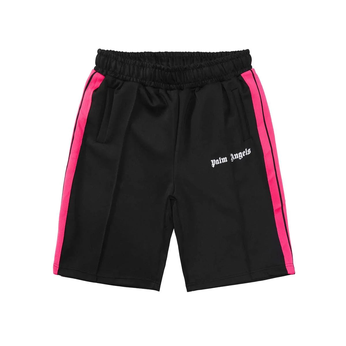PALM ANGELS BLACK PINK PANTS
