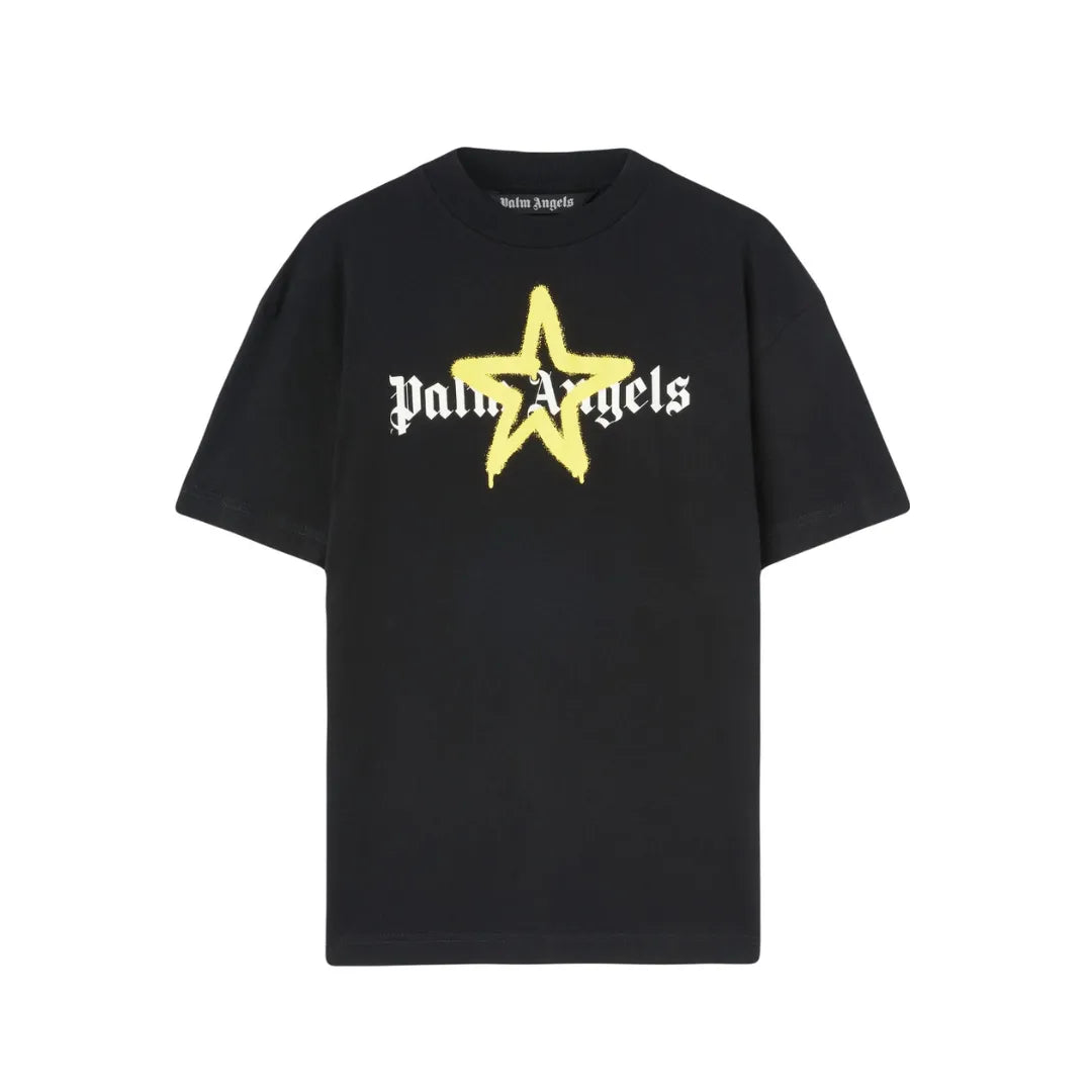PALM ANGELS STAR SPRAYED T-SHIRT