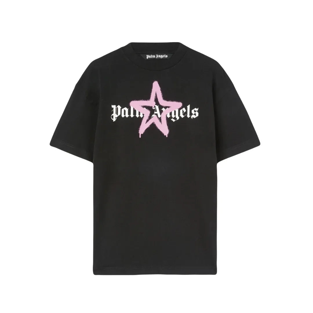 PALM ANGELS STAR SPRAYED T-SHIRT