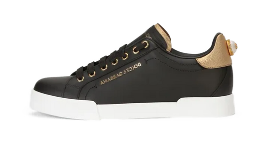 PORTOFINO SNEAKERS GOLD BLACK