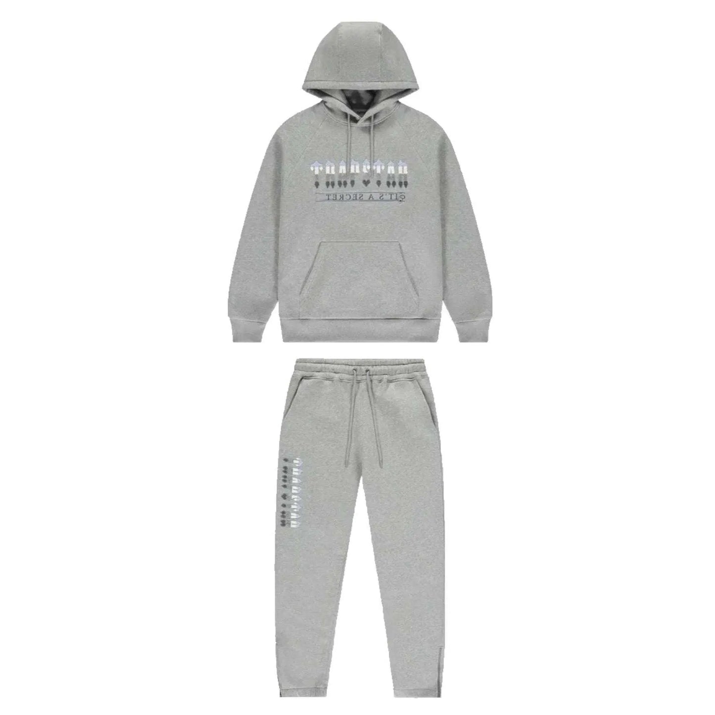 SECRET DECODED 2.0 GREY HOODED TRACKSUIT