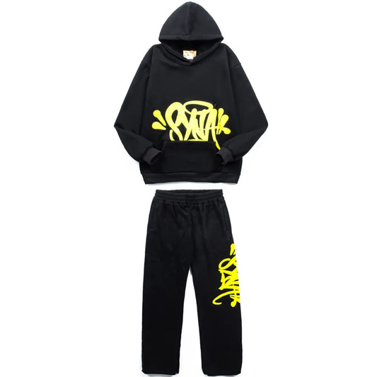 SYNA WORLD MONOGRAM BLACK TRACKSUIT