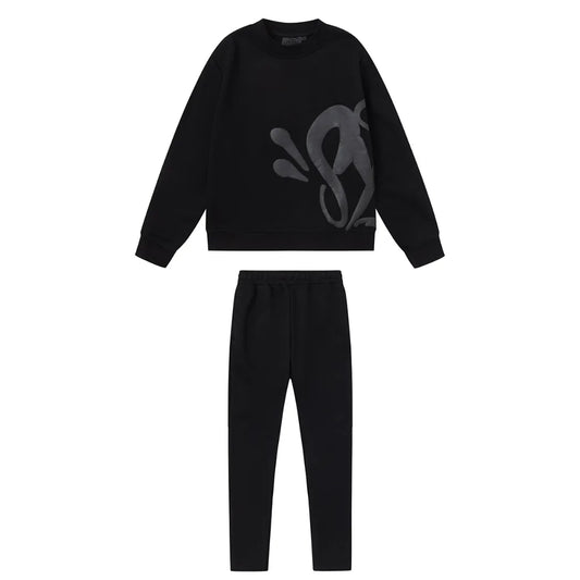SYNA WORLD MONOGRAM BLACK TRACKSUIT