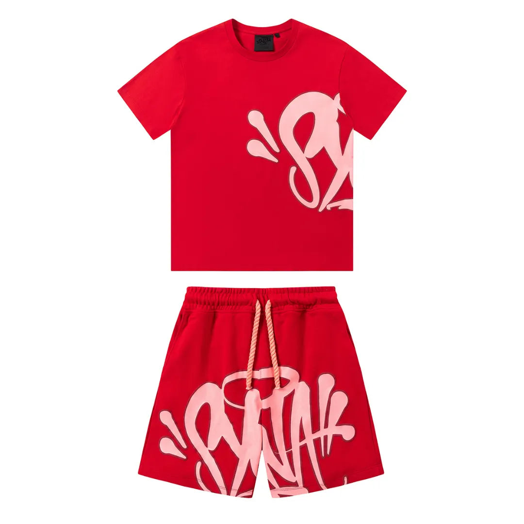 SYNA WORLD RED SHORT SET